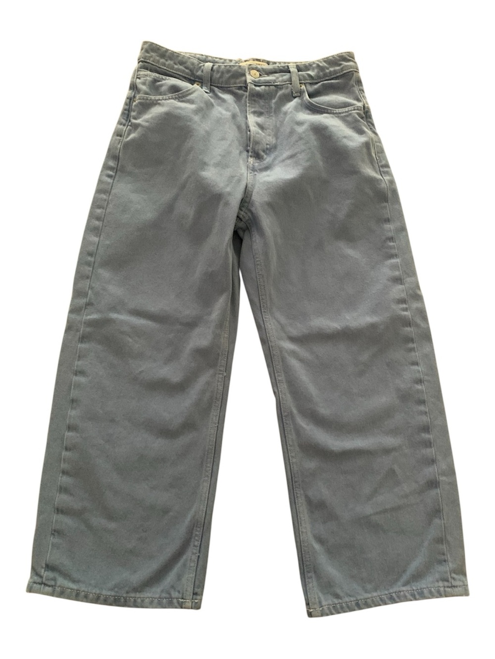 We The Free Relaxed Barrel Wide-Leg Jeans light blue